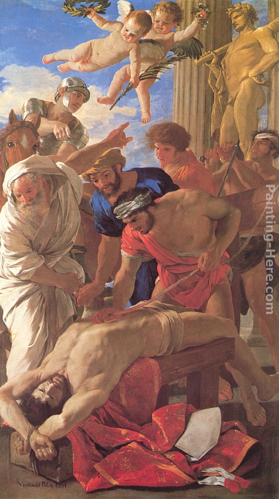 The Martyrdom of St Erasmus painting - Nicolas Poussin The Martyrdom of St Erasmus art painting